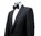 Slim-Fit Herren Anzug mit Schalkragen*0138*