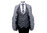 Checked men's suit 5 pieces with vest and pin Slim*0214*